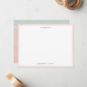 Die Strandherzen im Personalisierten Sandstrand Mitteilungskarte (Vorderseite/Rückseite Beispiel)