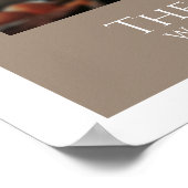 Die Strandhütte Poster (Ecke)