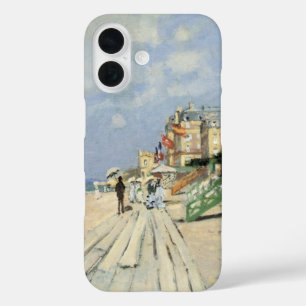 Die Strandpromenade in Trouville von Claude Monet iPhone 16 Hülle