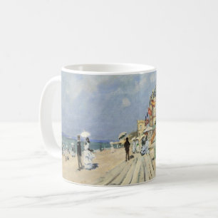 Die Strandpromenade in Trouville von Claude Monet Kaffeetasse