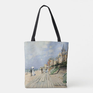 Die Strandpromenade in Trouville von Claude Monet Tasche