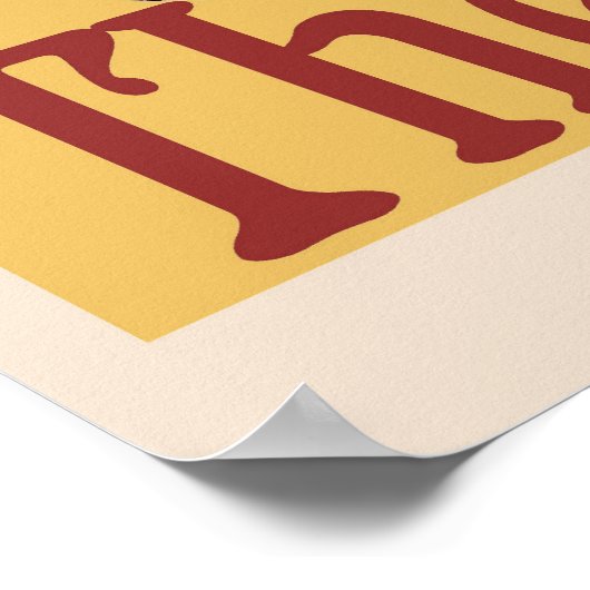 Die Strandpromenade Poster (Ecke)