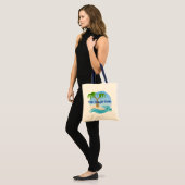Die Strandtasche Tragetasche (Vorderseite (Model))