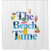 Die Strandzeit Duschvorhang (Vorderseite)