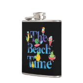 Die Strandzeit Flachmann (Links)