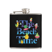 Die Strandzeit Flachmann (Vorderseite)