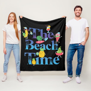 Die Strandzeit Fleecedecke