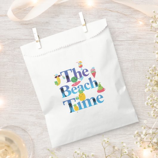 Die Strandzeit Geschenktütchen (Ausgeschnitten)