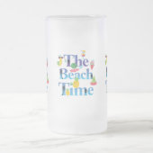 Die Strandzeit Mattglas Bierglas (Mittel)
