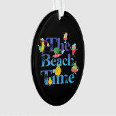Die Strandzeit Ornament (Vorderseite)