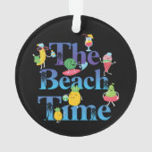 Die Strandzeit Ornament (Rückseite)