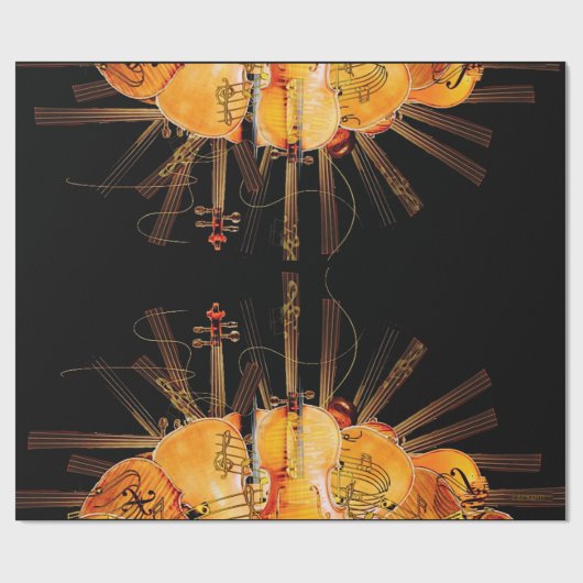 DIE STRÄNGE DER SONNE GESCHENKPAPIER (Flach)