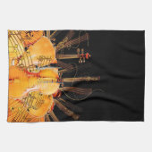 DIE STRÄNGE DER SONNE GESCHIRRTUCH (Horizontal)