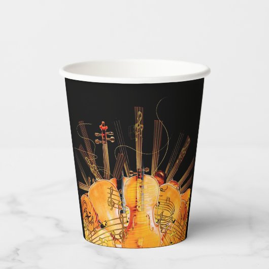 DIE STRÄNGE DER SONNE PAPPBECHER (Rückseite)