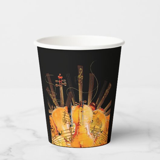 DIE STRÄNGE DER SONNE PAPPBECHER (Vorderseite)