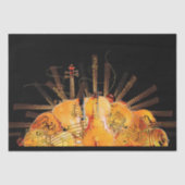 DIE STRÄNGE DER SONNE SEIDENPAPIER (Vorderseite)