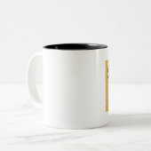 "Die Straße beendet hier Honig-" Tasse (Vorderseite Links)