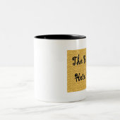 "Die Straße beendet hier Honig-" Tasse (Mittel)