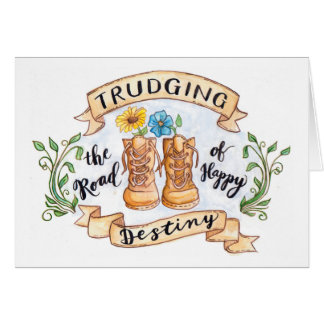 Die Straße des glücklichen Schicksals schleppen