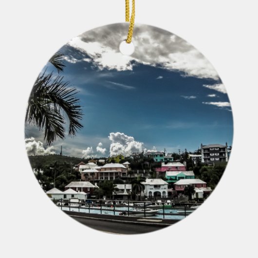 Die Straße heraus Keramik Ornament (Vorne)