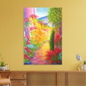 Die Straße hinunter Leinwanddruck (Insitu (Wohnzimmer))