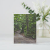 Die Straße im Sommer Postkarte (Stehend Vorderseite)