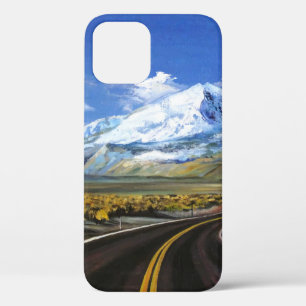 die Straße in die Berge ÖlgemäldeAsphalt,Herbst Case-Mate iPhone Hülle
