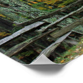 Die Straße ist weniger gereist Poster (Ecke)