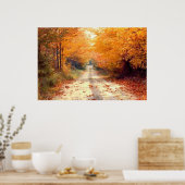 Die Straße ist weniger gereist Poster (Küche)