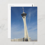 Die Straße Las Vegas Postkarte (Vorne/Hinten)