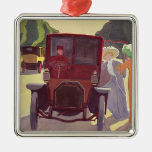 Die Straße mit Acacias, 1908 Silbernes Ornament
