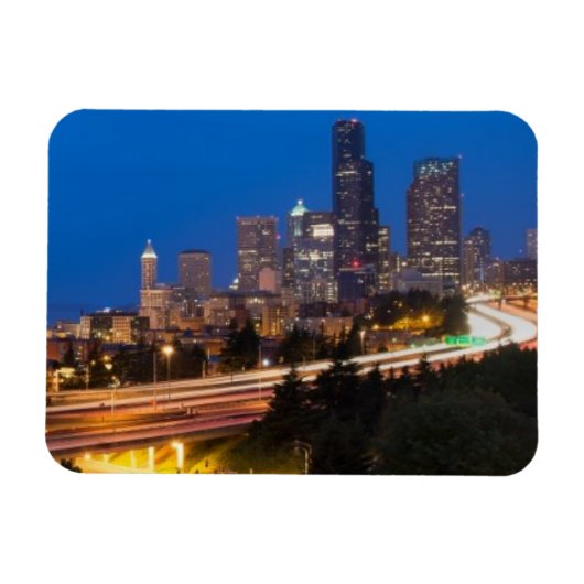 Die Straße nach Seattle Magnet (Horizontal)