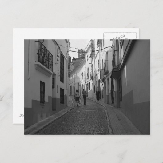 Die Straße. Postkarte (Vorne/Hinten)