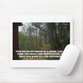 DIE STRASSE REISTE WENIGER MOUSEPAD (Mit Mouse)