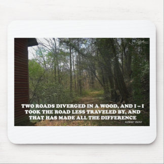 DIE STRASSE REISTE WENIGER MOUSEPAD