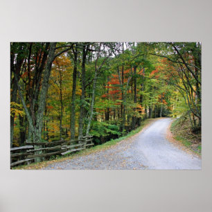 Die Straße reiste weniger Poster