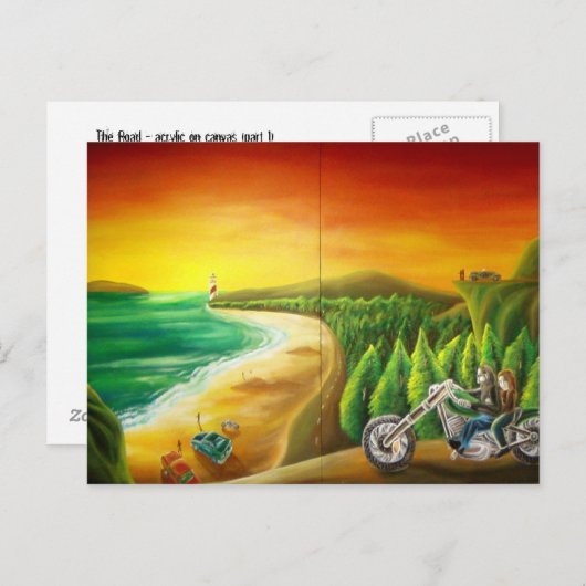 Die Straße (Teil 1) Postkarte (Vorne/Hinten)