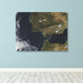 Die Straße von Gibraltar Leinwanddruck (Insitu (Holzboden))