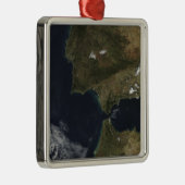 Die Straße von Gibraltar Silbernes Ornament (Rechts)