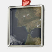 Die Straße von Gibraltar Silbernes Ornament (Links)