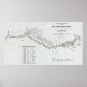 Die Straße von Missouri nach Oregon 4 Poster