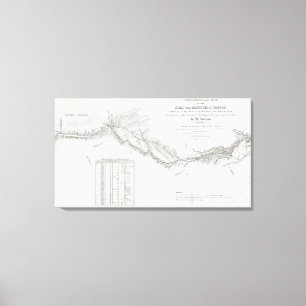 Die Straße von Missouri nach Oregon Leinwanddruck