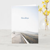 Die Straße voran Karte (Gelbe Blume)