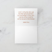 Die Straße wurde nicht beachtet Karte (Innenseite)