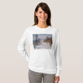 Die Straße zu Giverny, Winter, 1885 T-Shirt (Vorne ganz)