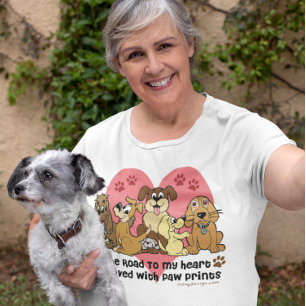 Die Straße zu meinem Herz-Hund T-Shirt