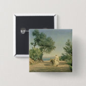 Die Straße zum Meer, Algerien, 1883 Button (Vorne & Hinten)