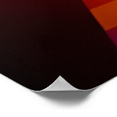 Die Straße zum unbekannten Ziel Poster (Ecke)