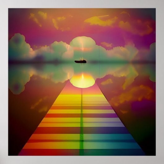 Die Straße zum unbekannten Ziel Poster (Vorne)