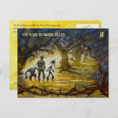 Die Straße zwischen Villes Postcard von M. Winterb Postkarte (Vorne/Hinten)